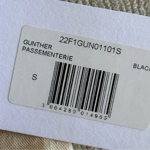 Destree Black Leather Bag Passementerie Rope Detail - Picture 4 of 5